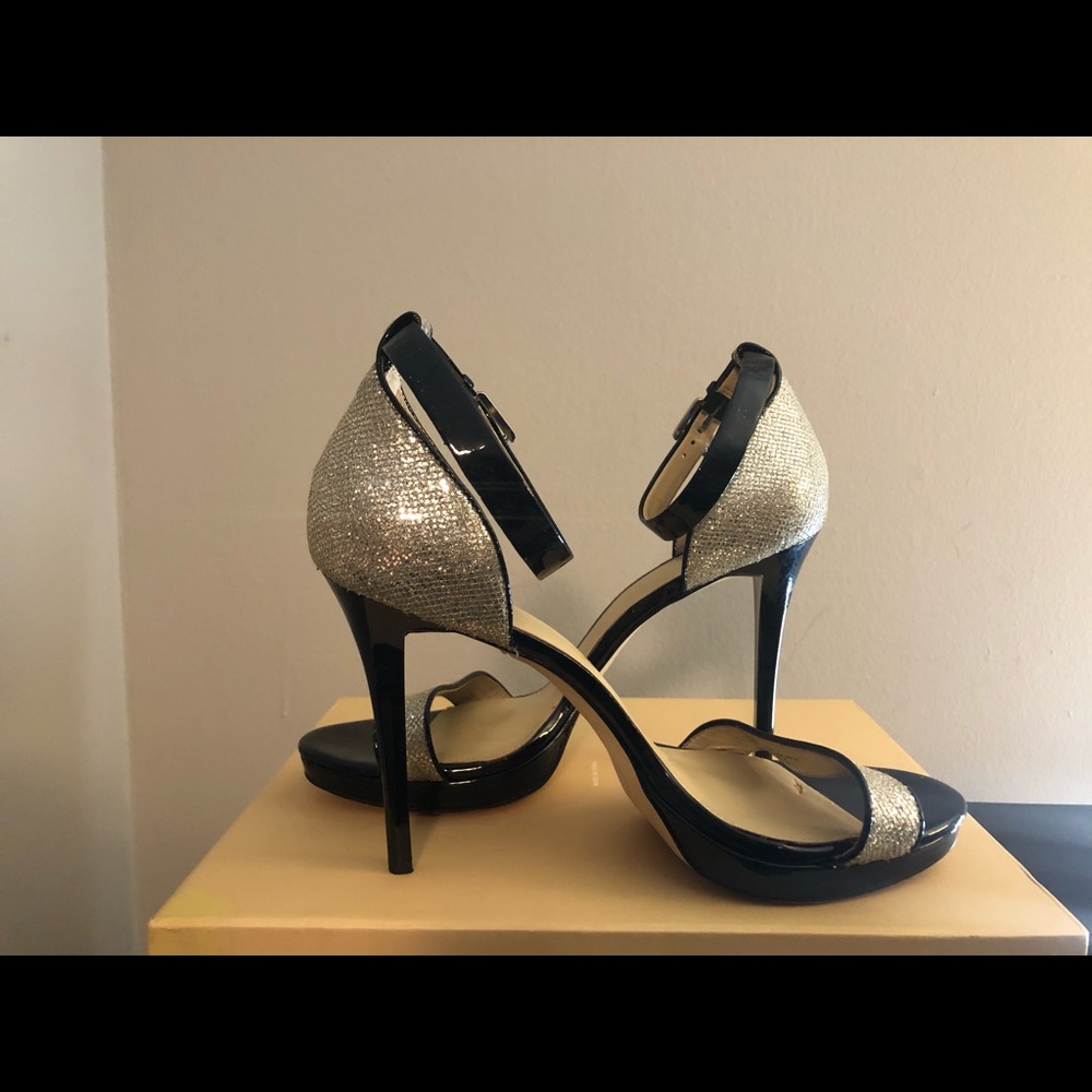 Michael by Michael Kors Silver Heels